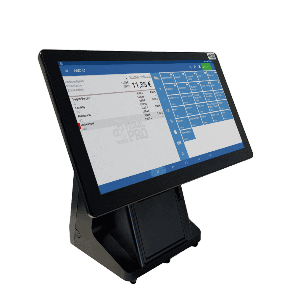 ALLin1 + NP5 nebo T6 sestava pokladna  / platební terminá zároveň zákaznkcký displej/ tiskárna